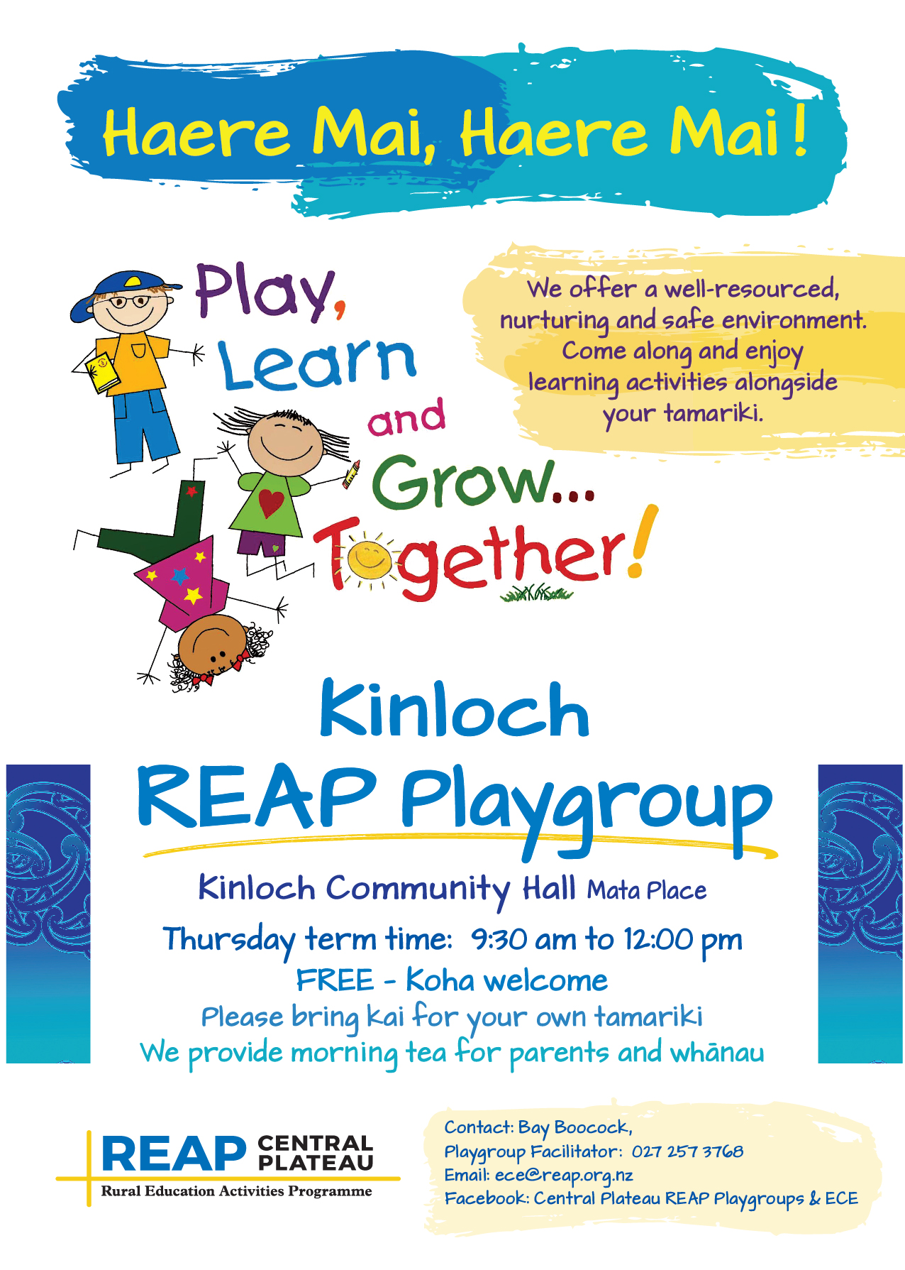 Kinloch Playgroup FLYER 2022 - final FA-01